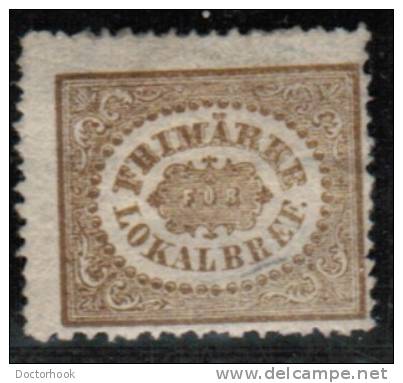 SWEDEN   Scott # LX 2*  F-VF MINT Hinged Part Gum - Local Post Stamps