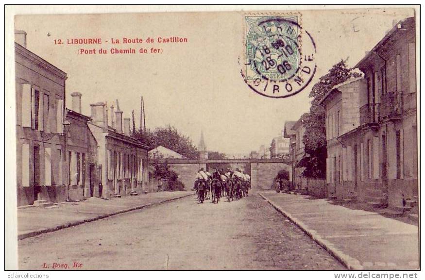 Libourne         Beau  lot  de 18 cartes  (  voir scan )