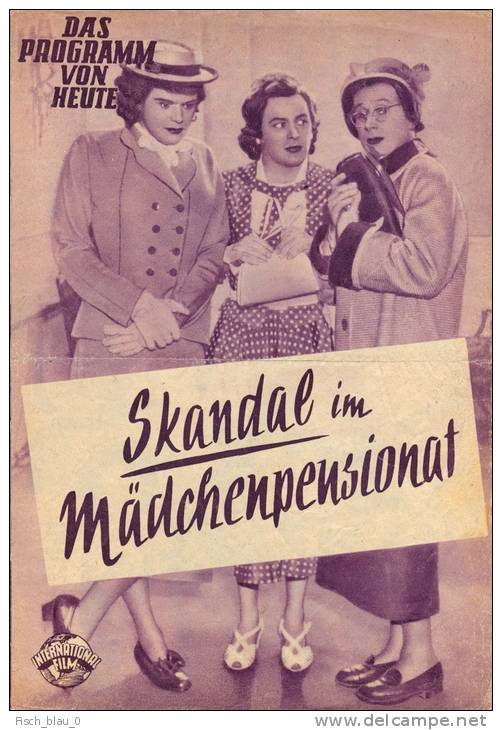 DPVH 153 "Skandal Im Mädchenpensionat" 1953 Walter Giller Marianne Koch Kobler - Magazines