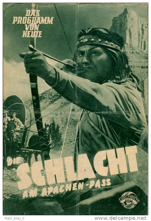 DPVH 153 Kino Die Schlacht Am Apachen-Pass 1953 Battle At Apache Pass Western - Revistas