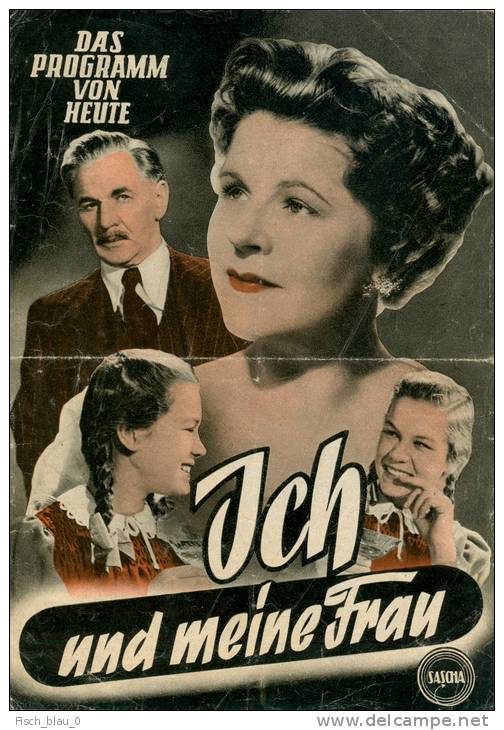 DPVH 180 "Ich Und Meine Frau" 1953 Paula Wessely Attila Hörbiger Fritz Eckhardt - Zeitschriften