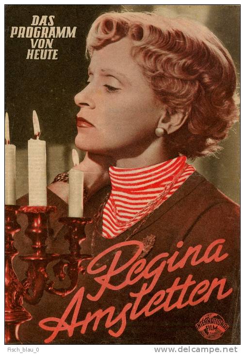 DPVH 236 Kino Regina Amstetten 1954 Luise Ullrich Carl Raddatz Kurt Neumann Film - Zeitschriften