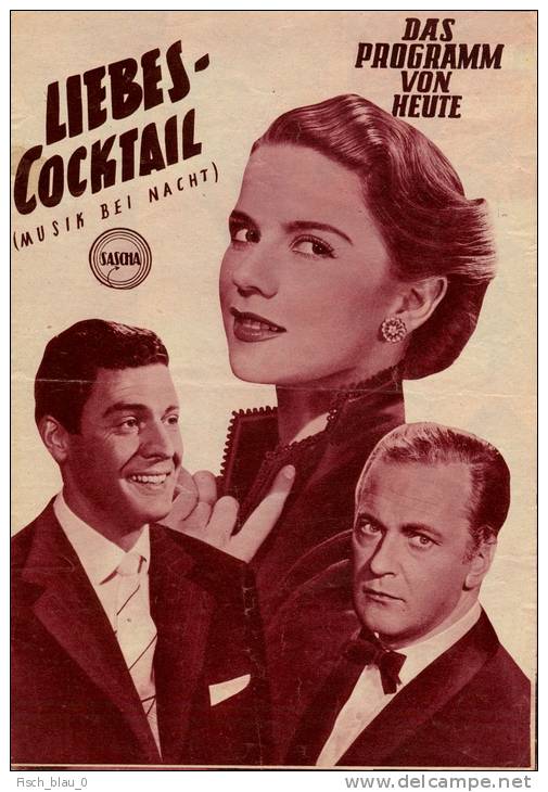 DPVH 254 Kino Liebes-Cocktail 1954 Curd Jürgens Kurt Hoffmann Paul Hubschmid - Revistas