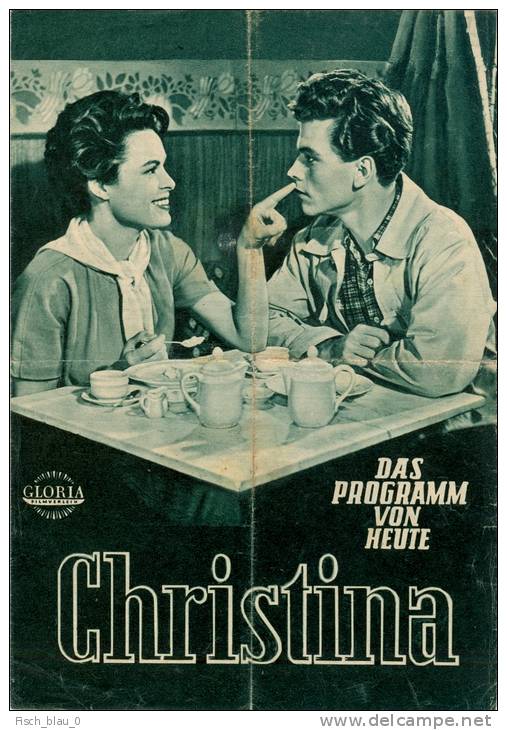 DPVH 262 Kino Christina 1954 Barbara Rütting Lutz Moik Franziska Kinz Eva Rimski - Revistas