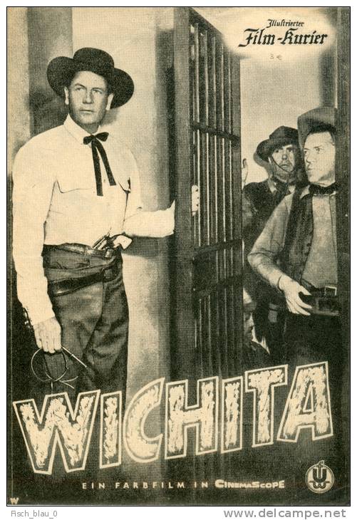 IFK 2649 Wichita 1956 Joel McCrea Vera Miles Western Sam Peckinpah Lloyd Bridges - Revistas