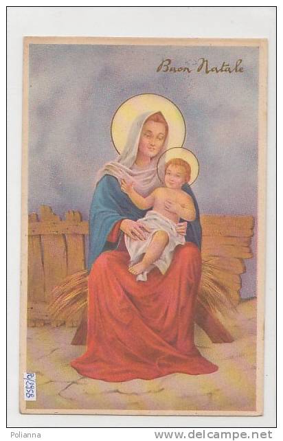 PO2958# BUON NATALE - MADONNA CON BAMBINO  VG 1953 - Autres & Non Classés