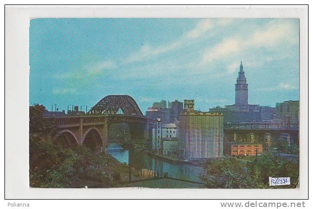 PO2994# CLEVELAND - HIGH-LEVEL BRIDGE  VG 1957 - Cleveland