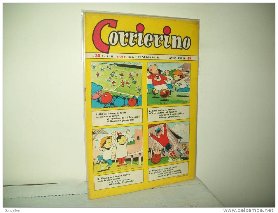 Corrierino (Garzanti 1958) N. 49 - Humoristiques