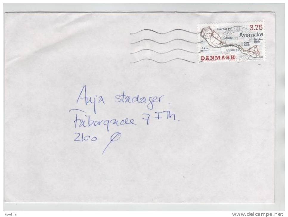 Denmark Cover 13-10-1995 With MAP Avernakö On The Stamp - Briefe U. Dokumente