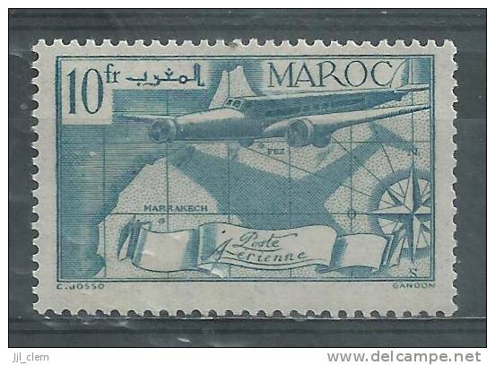 Maroc Poste Aérienne N°49 * - Airmail