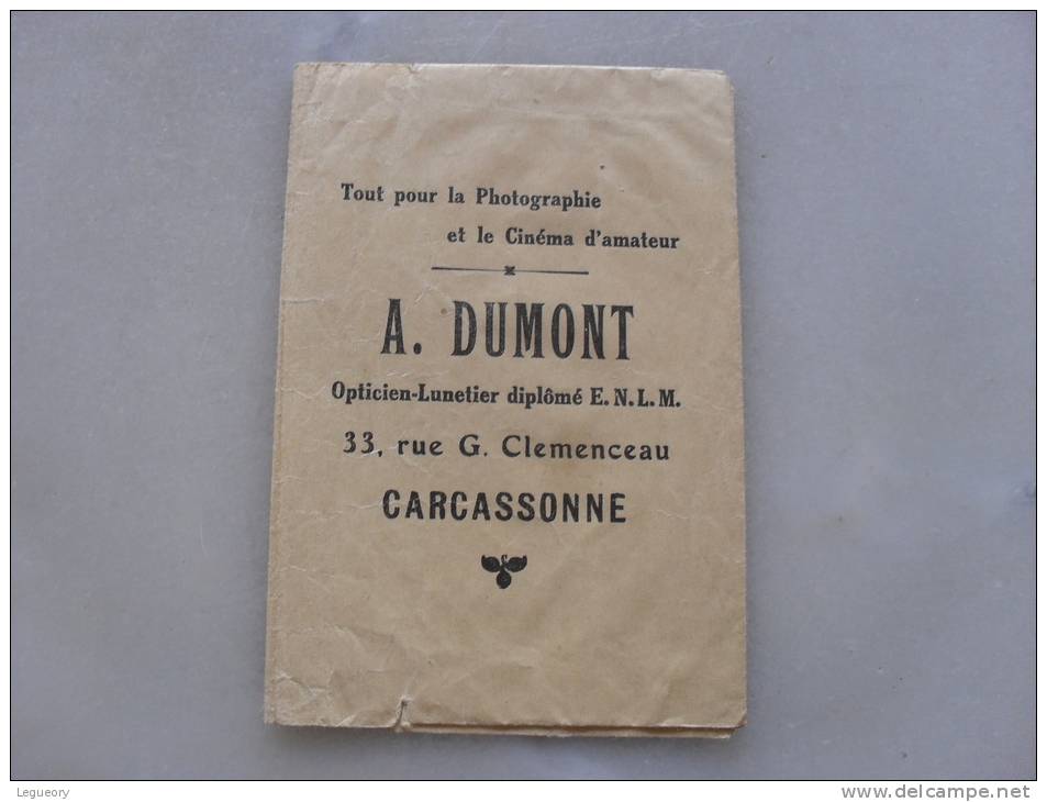 Pochette Pour Photos  A Dumont  Carcassonne - Supplies And Equipment