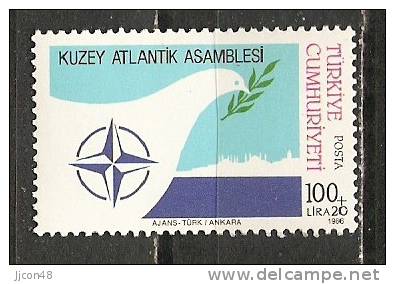 Turkey 1986  NATO  100+20.L  (**) MNH    Mi.2764 - Nuovi