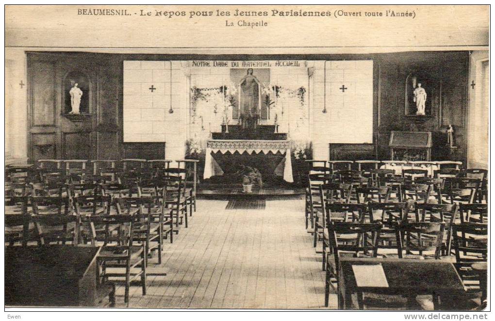 Beaumesnil. Le Repos Pour Les Jeunes Parisiennes. La Chapelle. - Beaumesnil