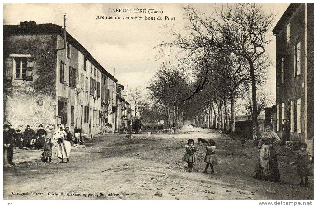 CPA - 81 -TARN - LABRUGUIERE - Avenue Du Causse Et Bout Du Pont - 496 - Labruguière