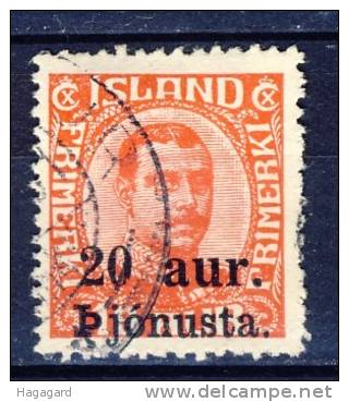 ##D1729. Iceland 1923. Official. Michel 43. Cancelled(o) - Officials