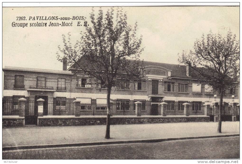 PAVILLONS SOUS BOIS GROUPE SCOLAIRE Jean Mace - Les Pavillons Sous Bois