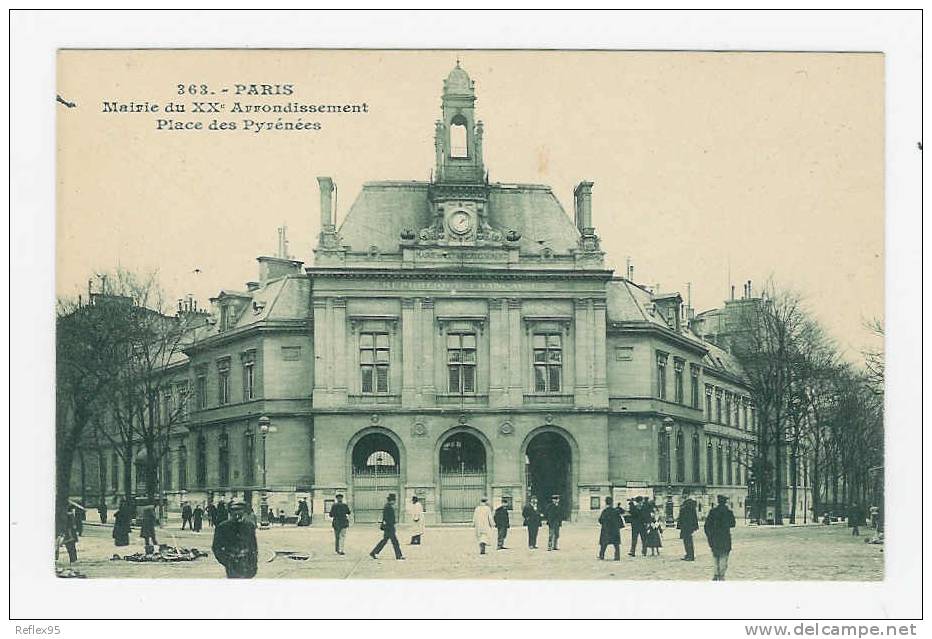 PARIS - Mairie Du XXè Arrondissement - Place Des Pyrénées - District 20