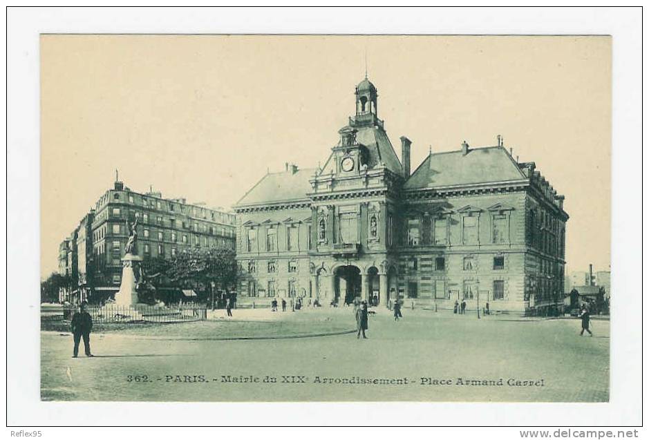 PARIS - Mairie Du XIX Arrondissement - Place Armand Carrel - Arrondissement: 19