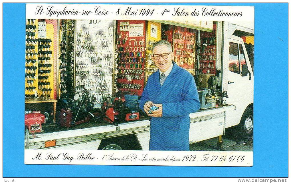 69 Saint Symphorien Sur Coise - 4ème Salon Des Collectionneurs -1994 - M Paul Gay Peiller -Artisan De La Clé - Saint-Symphorien-sur-Coise