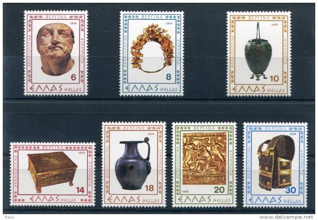 1979-Greece- "Verghina"- Complete Set MNH - Ungebraucht