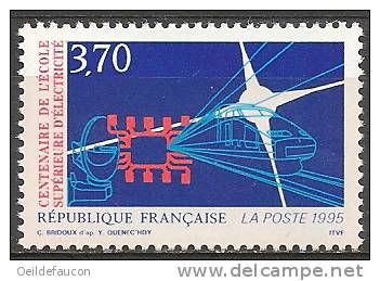 FRANCE - Yvert - 2937** - Cote 1.70 € - Elektriciteit