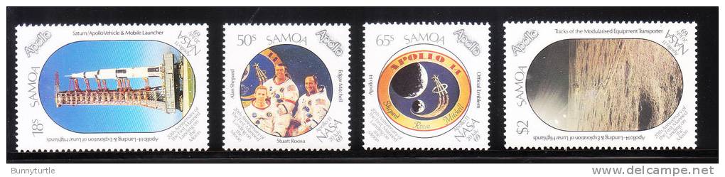 Samoa 1989 Moon Landing 20th Anniversary Apollo MNH - Samoa