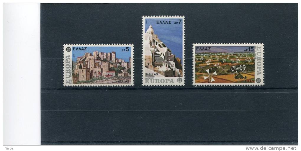 1977-Greece- "Europa: Sites And Landscapes"- Complete Set MNH - Ungebraucht