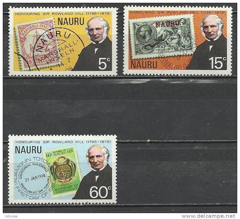 NAURU 1979 - ROWLAND HILL- CPL. SET - MH  LIGHTLY HINGED - Nauru