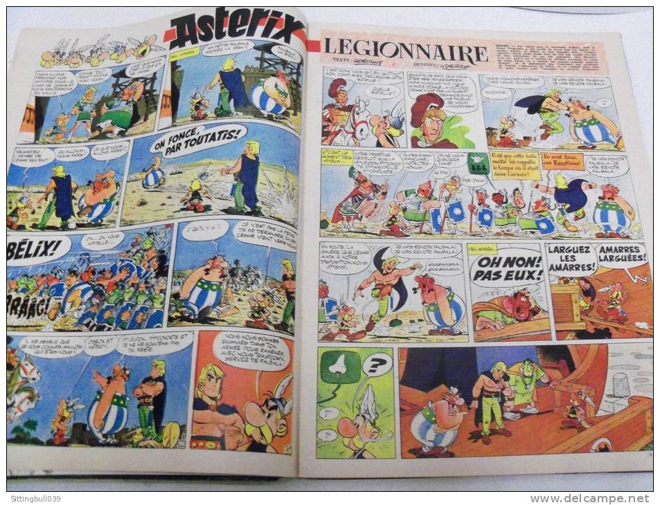 PILOTE, le journal d´Astérix et d´Obélix. 1967. 10 N°s. Correspondance Reliure éditeur N° 35. Avec Pilotoramas.