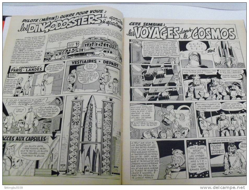 PILOTE, le journal d´Astérix et d´Obélix. 1967. 10 N°s. Correspondance Reliure éditeur N° 35. Avec Pilotoramas.