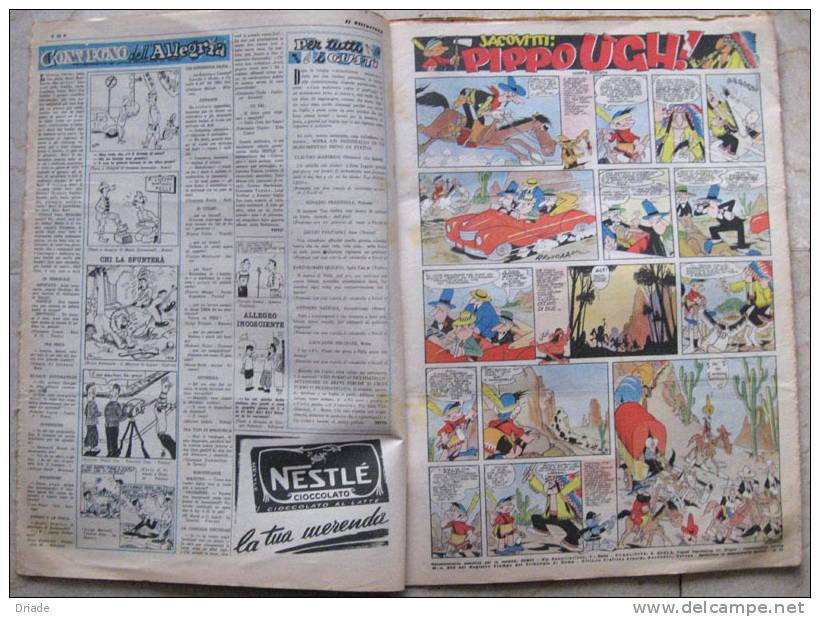 RACCOLTA FUMETTI IL VITTORIOSO PIPPO UGH ILLUSTRATORE JACOVITTI ANNO 1952 INDIANI - Altri & Non Classificati