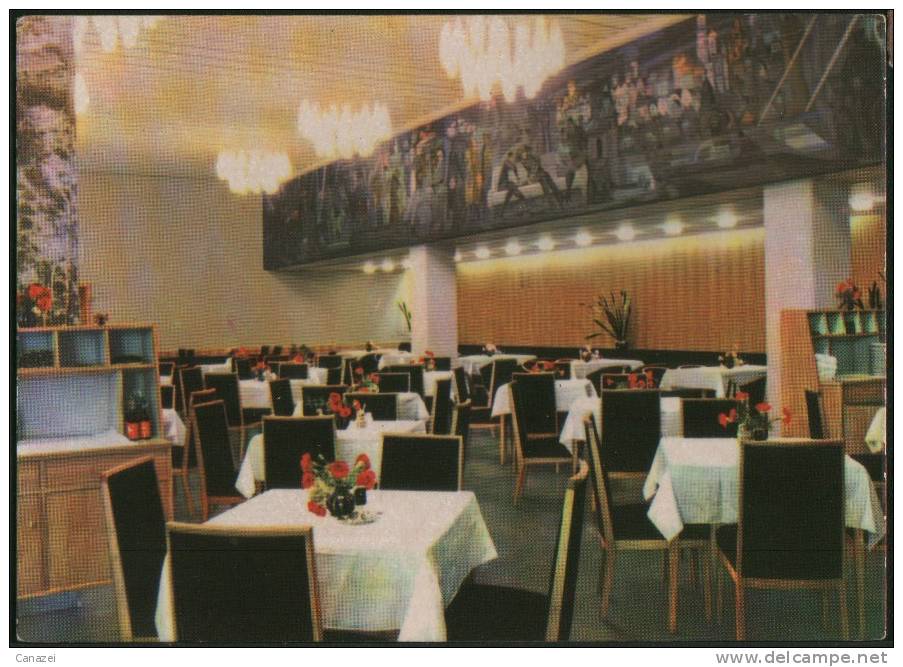 AK Magdeburg, Hotel International, Restaurant "Moskwa", 1964 - Magdeburg