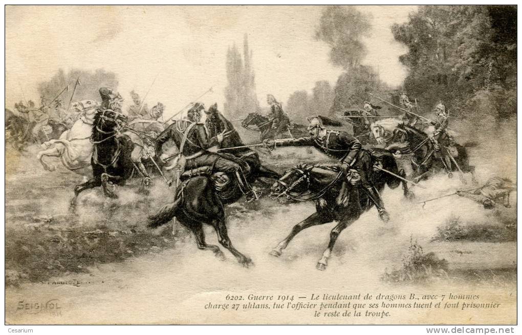 Guerre 1914 (illustration Allégorique) Cpa TBE, écrite(voir Scan) à Lyon Pour Entraigues 38 - Other & Unclassified
