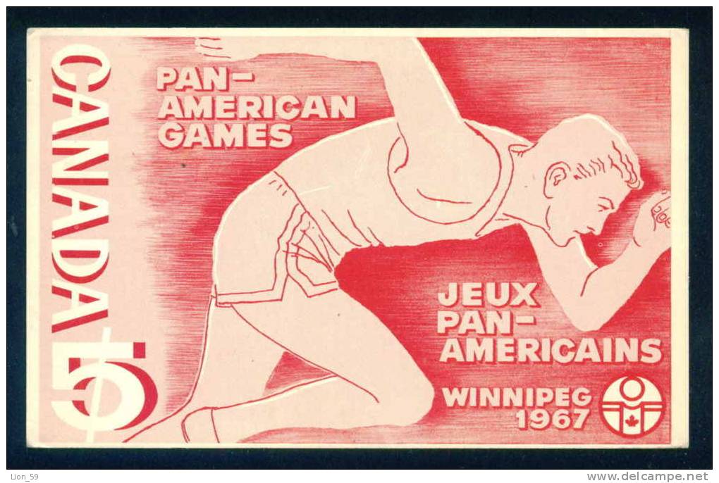 53051 / SPORT Athletics  Leichtathletik  Athletisme - FDC , JEUX  PAN - AMERICAN GAMES WINNIPEG 1967 , CANADA - Athletics