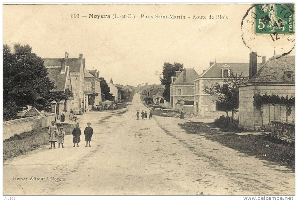 41 Loir Et Cher - Noyer _ Puits St-Martin _route De Blois - Noyers Sur Cher