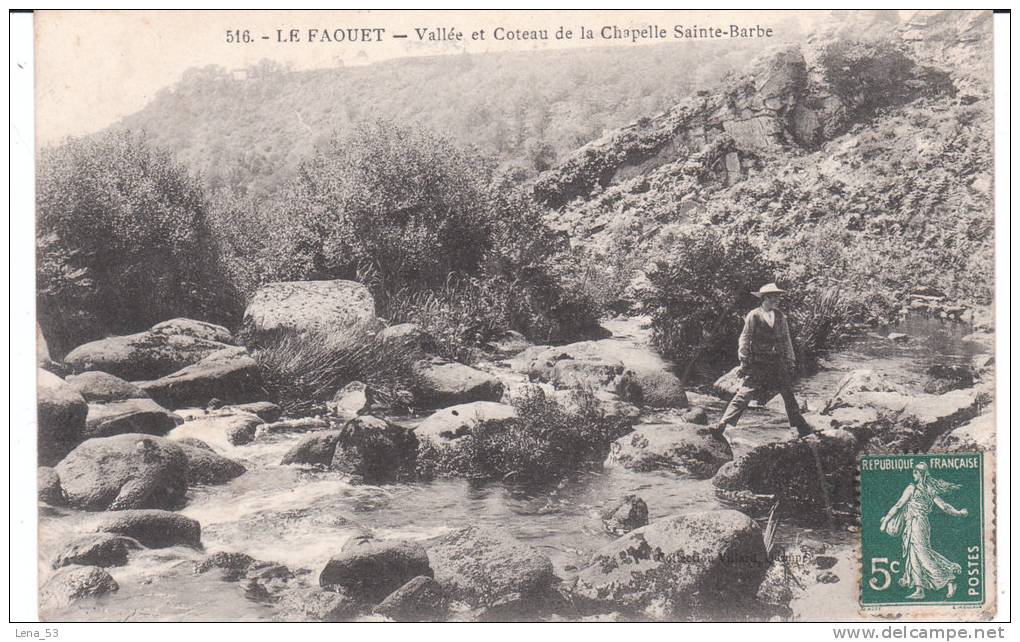 516   -    LE FAOUET    -   Vallée Et Coteau De La Chapelle Sainte-Barbe - Faouët