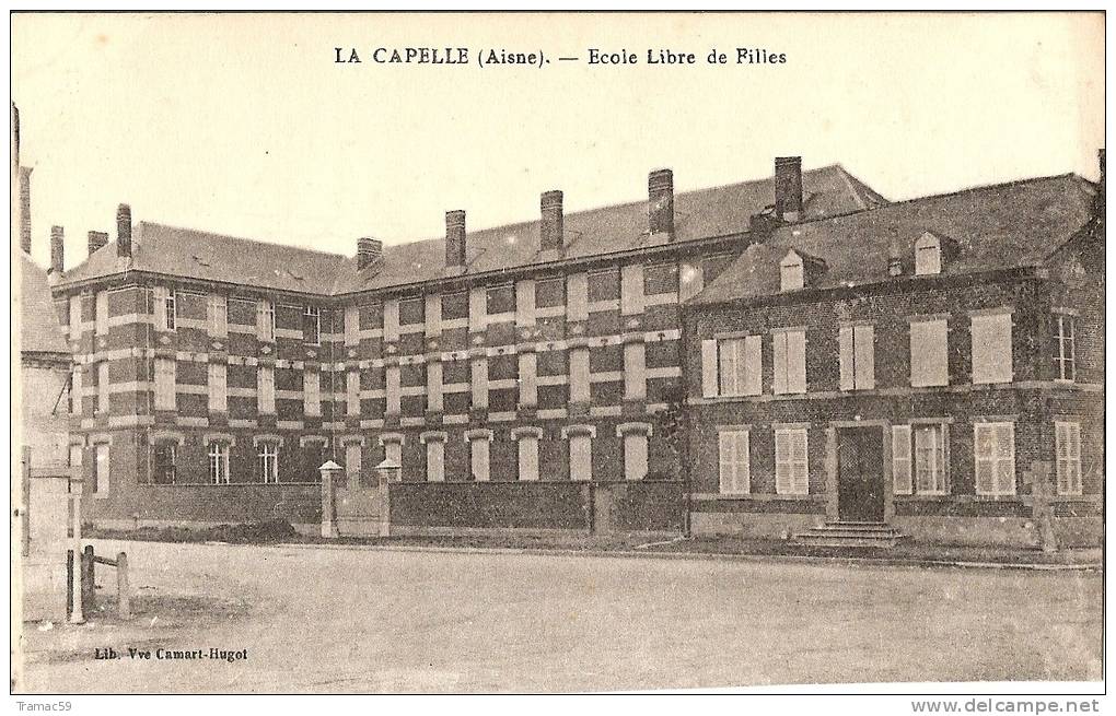 LA CAPELLE 02 SACRE COEUR ECOLE LIBRE DE FILLES - Autres & Non Classés