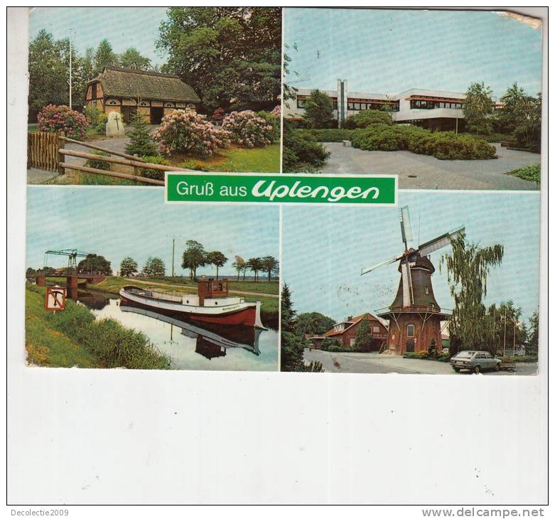 B54016 Uplengen  Ship Bateaux Car Voiture Windmill Moulen A Vent  Used Perfect Shape - Leer