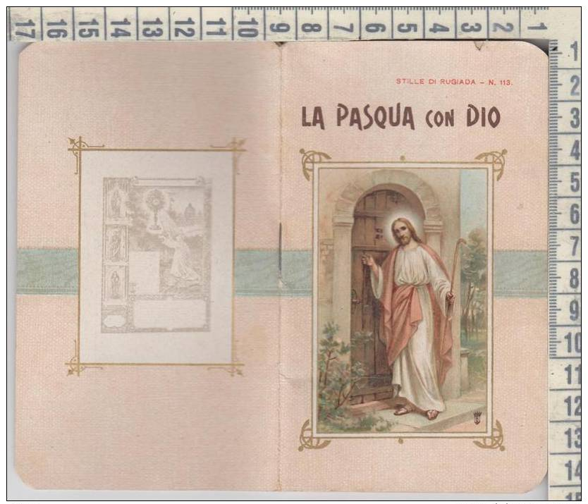 Libretto La Pasqua Con Dio . 1915 . Pag. 64 . Stille Di Rugiada N. 113 - Religion & Esotérisme