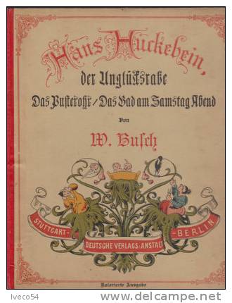 Wilhelm Busch "Hans Huckebein " - Prentboeken