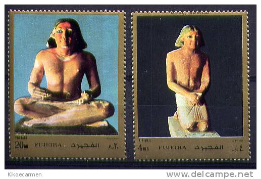 FUJEIRA EAU UAE Egyptian Art Archaeology Mummy Ancient Egypt History Mnh ** - Fujeira