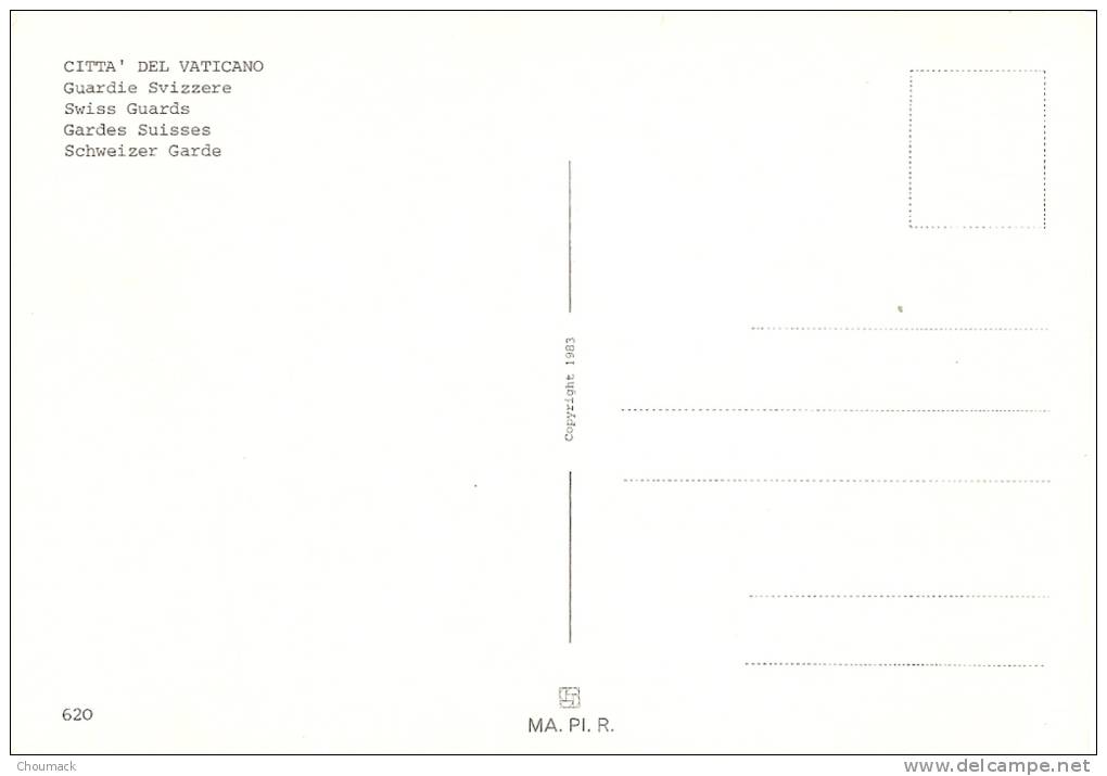 CITE DU VATICAN  GARDES SUISSES TAMBOURS - Police - Gendarmerie