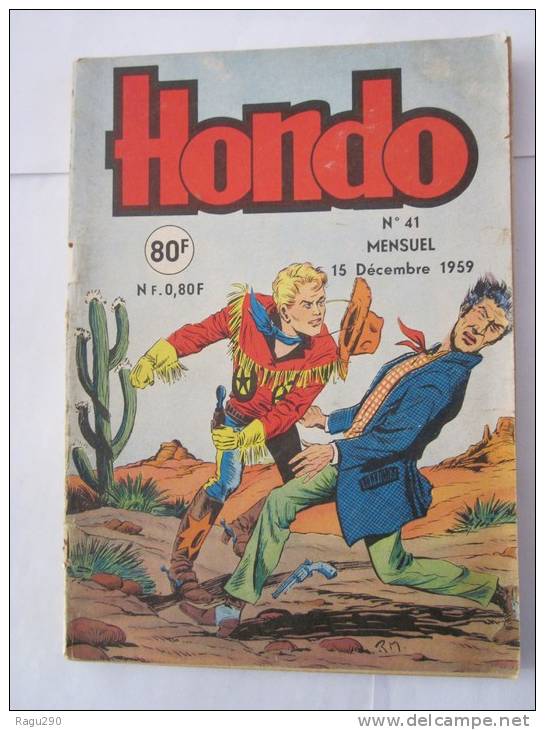 BD  - HONDO N° 41 Du 15 Décembre 1959 - éditions  LUG - Petit Format - En Bon état - - Hondo