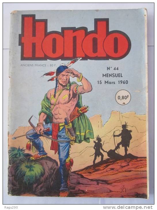 BD  - HONDO N° 44 Du 15 Mars 1960 - éditions  LUG  - Petit Format - - Hondo