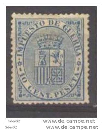 ES142-L2807TIG.España.Spa In.Espagne.ESCUDO  DE ESPAÑA.Impuesto De Guerra.1874. (Ed 142*) . MUY BONITO - Tasse Di Guerra