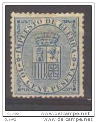 ES142-L2807TIG.España.Spa In.Espagne.ESCUDO  DE ESPAÑA.Impuesto De Guerra.1874. (Ed 142*) . MUY BONITO - Impuestos De Guerra