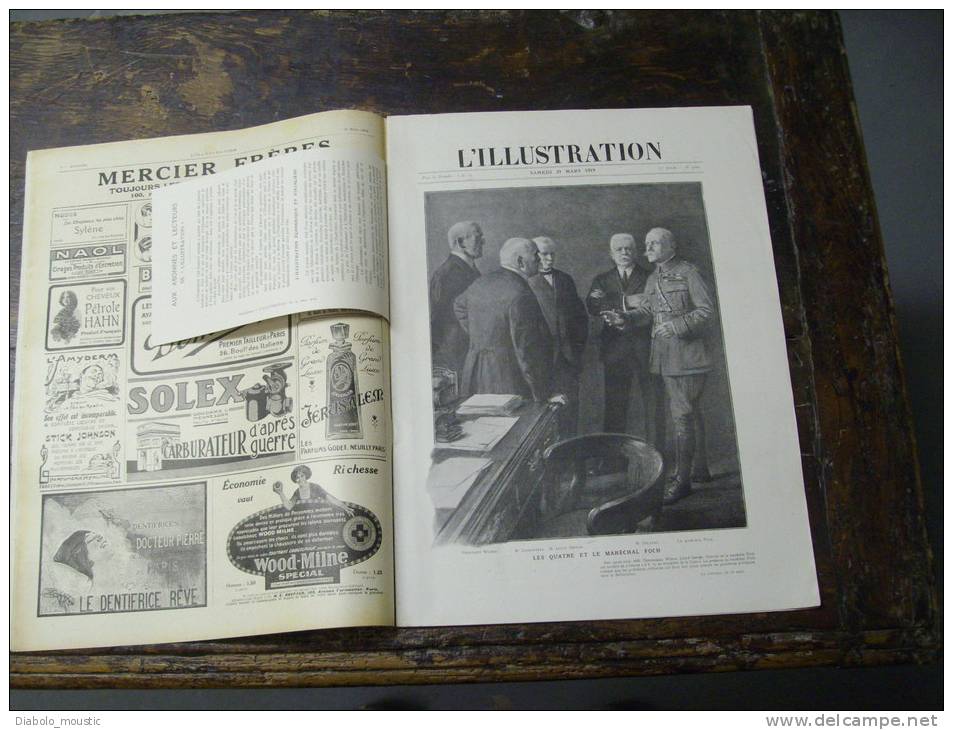 1919 N° 3969 L'histoire Des CHARS D'ASSAUT ; Armée ROUGE ; Les RENTRANTS ; USA ; Assassin VILLAIN Aux Assises (JAURES) - L'Illustration