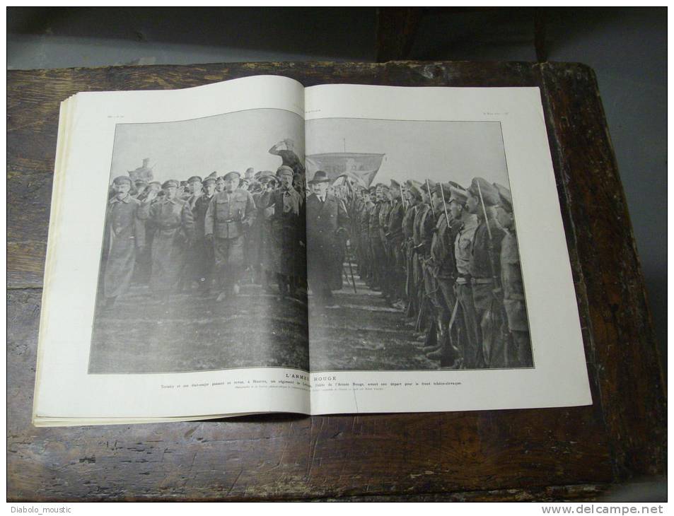 1919 N° 3969 L'histoire Des CHARS D'ASSAUT ; Armée ROUGE ; Les RENTRANTS ; USA ; Assassin VILLAIN Aux Assises (JAURES) - L'Illustration