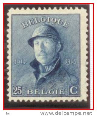 Belgique 171 * - 1919-1920 Roi Casqué