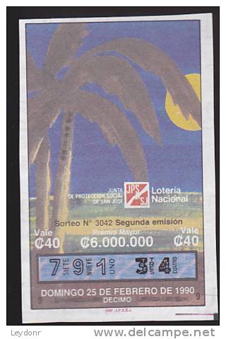 Lottery - Costa Rica - - Lotterielose